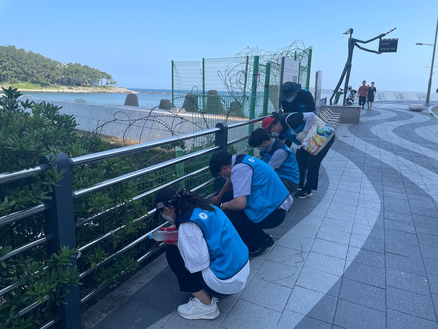 한국해양진흥공사 플로깅 활동 1